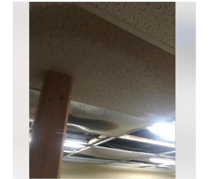 Water leaking on ceiling